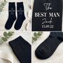 Personalised Groomsmen Gifts Groom Wedding Socks, thumbnail 6 of 9