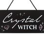 Crystal Witch Hanging Sign, thumbnail 4 of 4