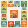 Personalised Jungle Fun Design Kids Name Labels Pack 144 Labels, thumbnail 1 of 4