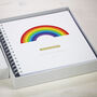 Personalised Rainbow Memory Album Or Scrapbook, thumbnail 3 of 5