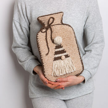 Gonk Hot Water Bottle Cover Crochet Kit, 2 of 10