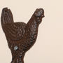 Cast Iron Country Rooster Towel Ring, thumbnail 10 of 12