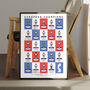 England Women Squad Lionesses 2025 Poster, thumbnail 1 of 6