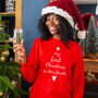 'First Christmas As Mrs' Personalised Christmas Jumper, thumbnail 1 of 8