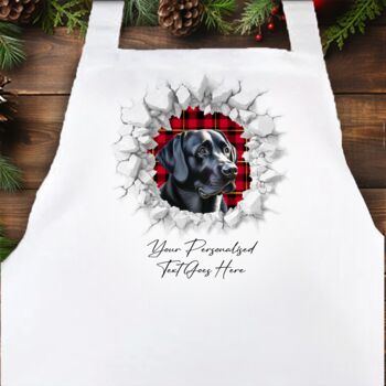 Personalised Christmas Labrador Break Through, 5 of 10