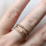 Solid Gold Mindfulness Spinning Ring, thumbnail 4 of 5