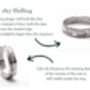 Sterling Silver Wedding Ring Set 1817, thumbnail 5 of 12