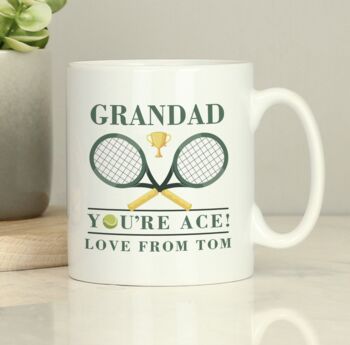 Personalised Tennis Mug, 2 of 4