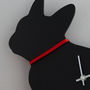 French Bulldog Clock With Wagging Tail, thumbnail 2 of 3