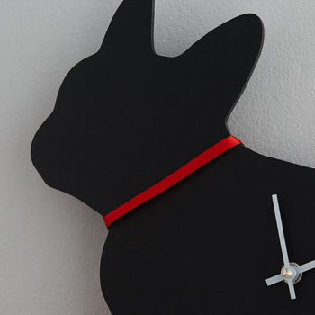 French Bulldog Clock With Wagging Tail, 2 of 3