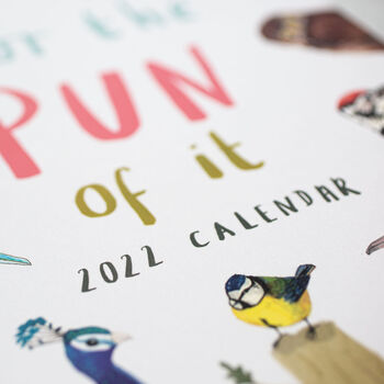 2022 'For The Pun Of It' Cheeky Wall Calendar, 8 of 9