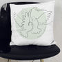 Personalised Matisse Inspired Wedding Cushion, thumbnail 3 of 4