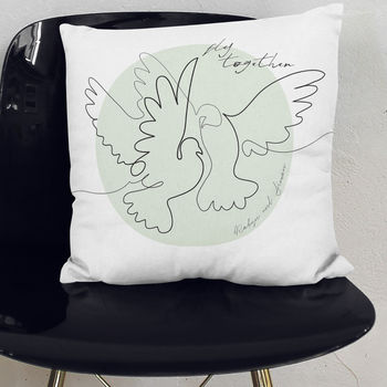 Personalised Matisse Inspired Wedding Cushion, 3 of 4