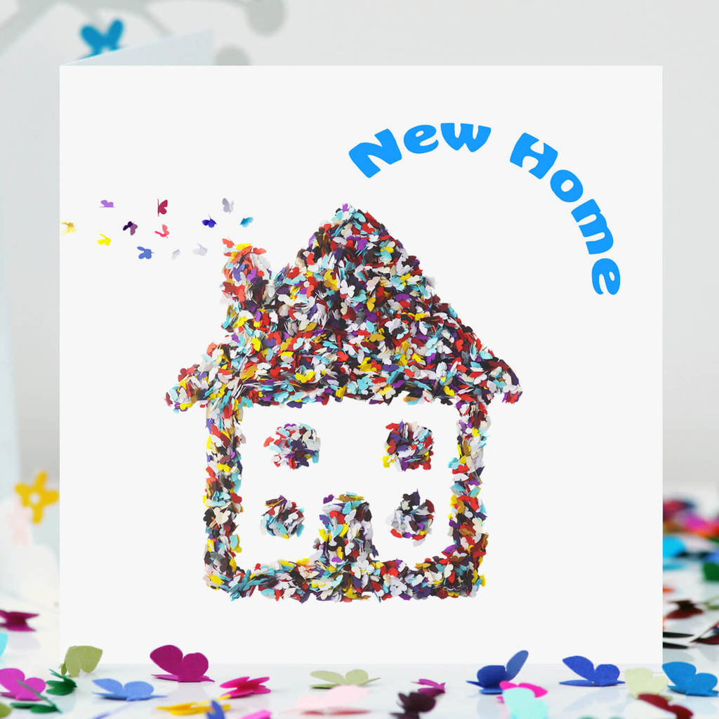 New Home Butterfly Card, Moving Home Card, 1 of 4