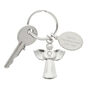 Personalised Silver Plated Guardian Angel Keyring, thumbnail 7 of 7