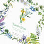 Personalised Baby Name Initial Wildflower Print, thumbnail 6 of 12