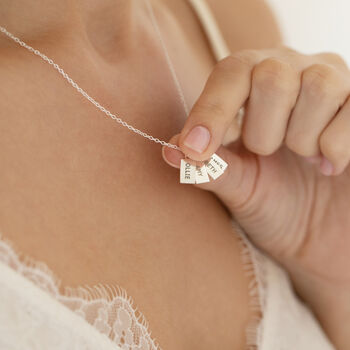 Personalised Tiny Tag Necklace, 2 of 10