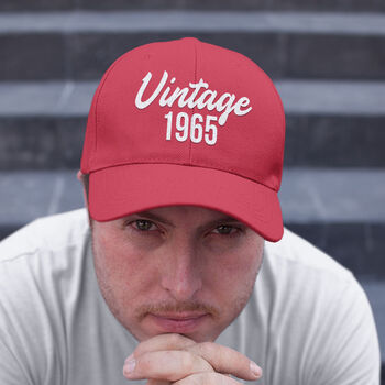 60th Birthday Gift For Him 1965 Cap, 2 of 3