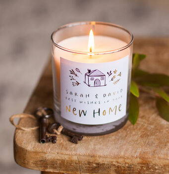 New Home Personalised Candle Gift, 3 of 5