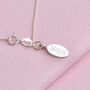 Personalised Sterling Silver Sweetie Heart Necklace, thumbnail 5 of 8