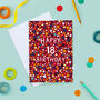 18th Birthday Card For Men, Geometric 18th Card, For Him, thumbnail 1 of 2