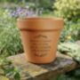 Personalised Terracotta Plant Pot, thumbnail 2 of 4