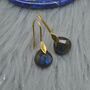 Rainbow Moonstone Or Labradorite Earrings, thumbnail 2 of 11