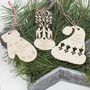 Mitten Personalised Christmas Ornament, thumbnail 2 of 3