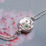 Family Birthstone Personalised Classic Disc Bracelet, thumbnail 3 of 8