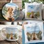 Personalised Golden Retriever Dog Beach Walk Collection, thumbnail 1 of 8