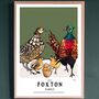 Personalised Family Of Pheasants, thumbnail 3 of 4