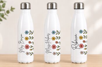 Floral Teacher Bottle, 2 of 2