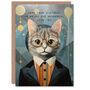 Weird Wonderful Like You Nerd Cat Lover Birthday Card, thumbnail 1 of 4