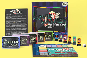 Movie Mayhem Trivia Board Game, 2 of 2