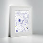 Personalised Space Children’s Nursery Framed Print, thumbnail 8 of 10