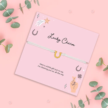 Lucky Charm Gcse Bracelet – Exam Good Luck Gift For Students, 2 of 7