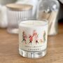 Personalised Merry Christmas Soy Candle, thumbnail 3 of 7
