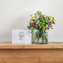 'New Home' Card Botanical Posy Flower Letterbox Gift, thumbnail 1 of 7