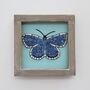 Handmade Framed Butterfly Mosaic Picture, thumbnail 1 of 3