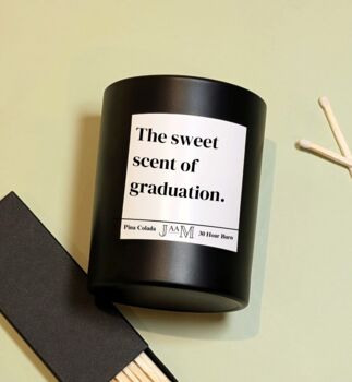 Sweet Scent Of Graduation Candle Gift Set For Graduate, 2 of 4