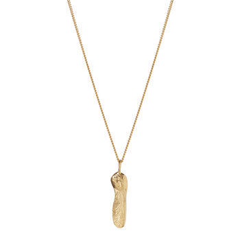 Sycamore Gap Seed Pendant Gold Plated, 2 of 2