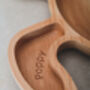 Personalised Wooden Rabbit Plate Made In Britain, thumbnail 4 of 7
