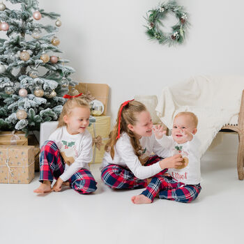 Personalised Christmas Family Matching Pyjamas Christmas Pudding, 11 of 11