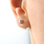 Ball Studs Everyday Earrings Sphere Shape 5mm, thumbnail 1 of 6