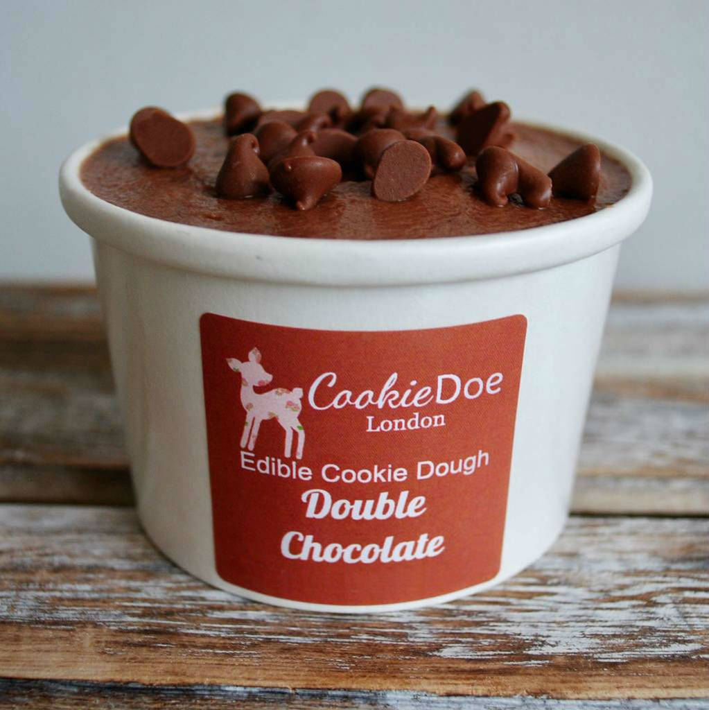 Four X Double Chocolate Chip Edible Cookie Dough Tub, 1 of 4