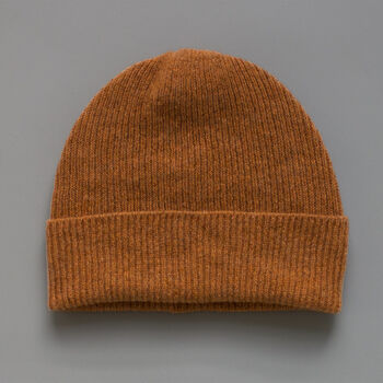 Lambswool Rib Beanie Hat In 11 Colours, 11 of 12