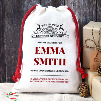 Personalised Christmas Present Sack, 3 of 3