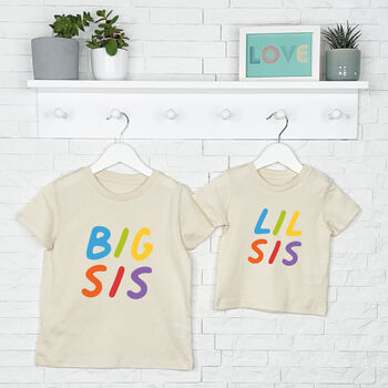 Rainbow Matching Sibling T Shirt Set, 2 of 7