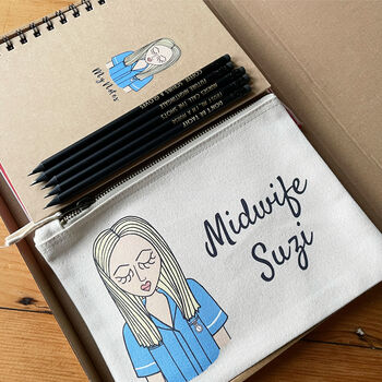 Personalised Nurse, Doctor, Midwife Stationery Gift Set, 3 of 6