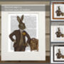 The Dapper Hare, Book Print, Framed Or Unframed, thumbnail 2 of 6